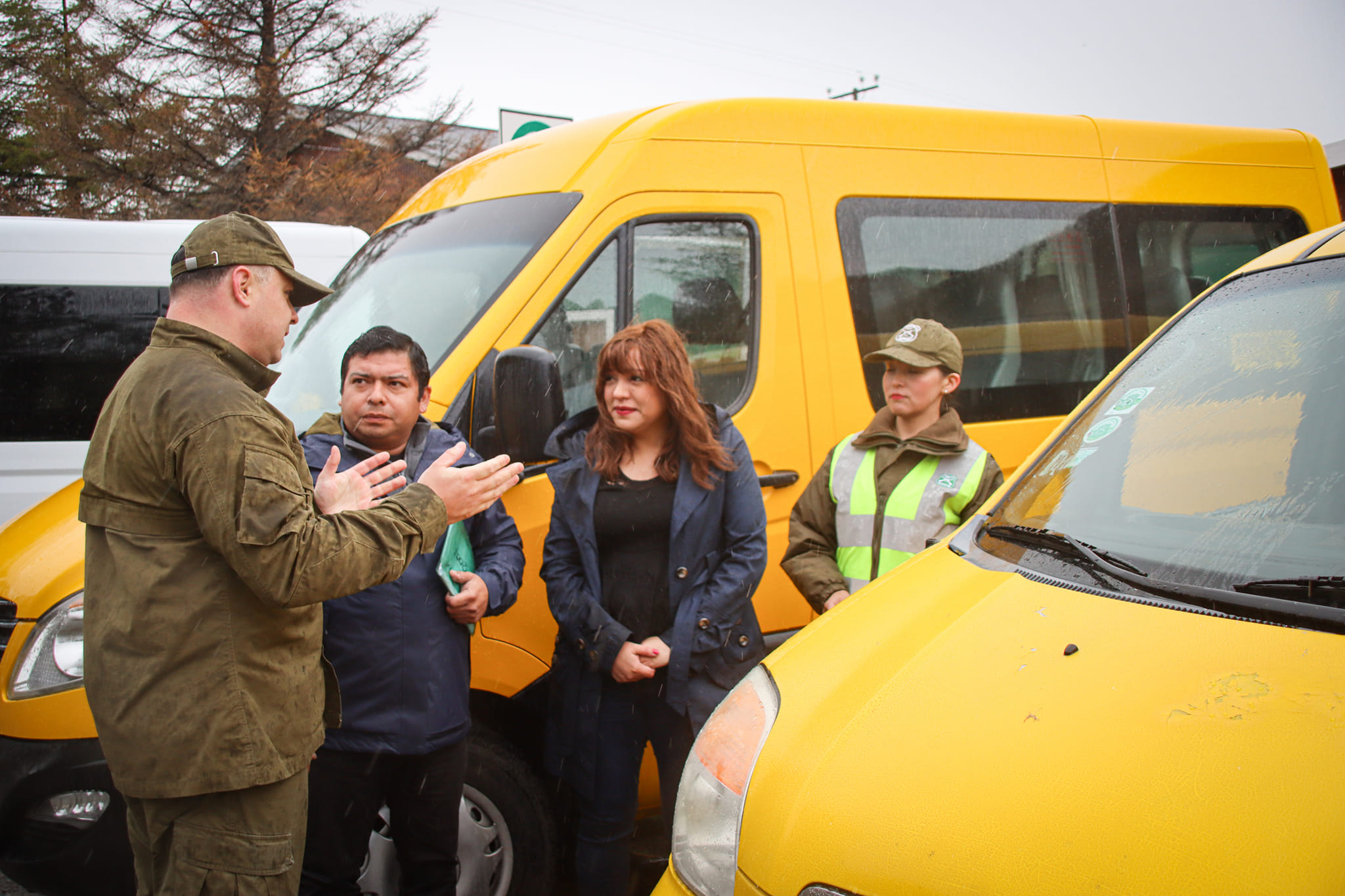 Realizan fiscalización de medidas de seguridad a transportistas escolares en Natales