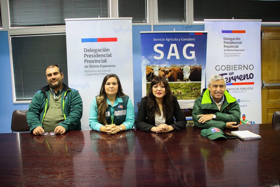 Directivos del Servicio Agrícola y Ganadero se reúnen con delegada presidencial Romina Álvarez para evaluar y proyectar trabajo mancomunado en Última Esperanza